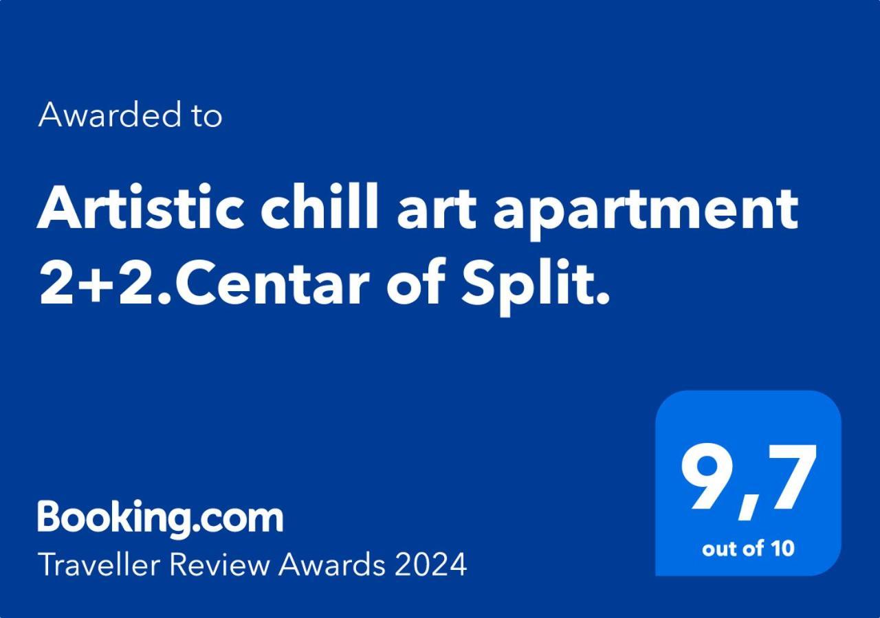 Artistic Chill Art Apartment 2+2.Centar Of Split. Luaran gambar